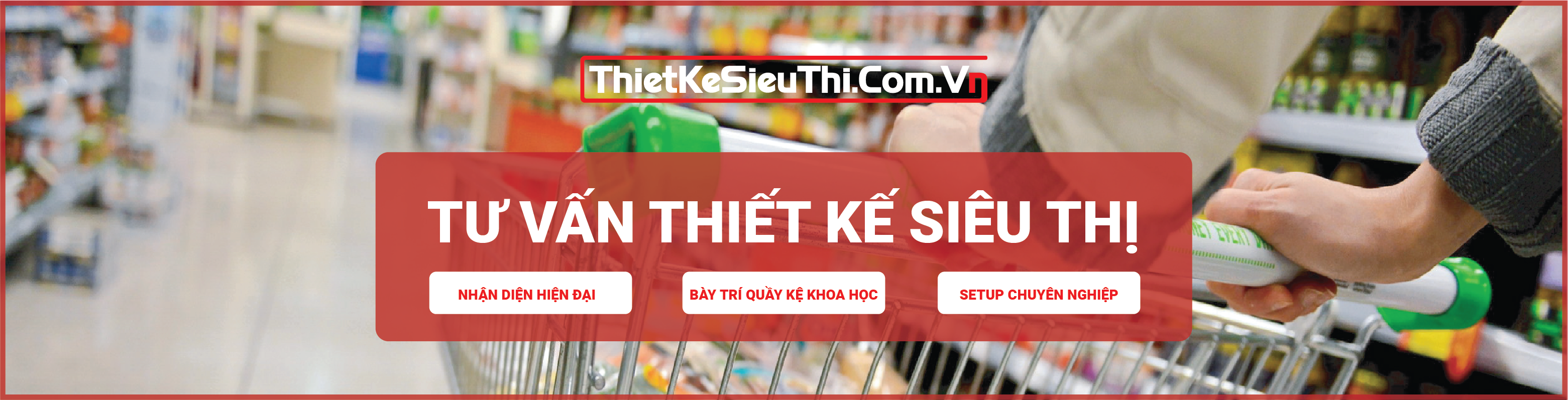 thiết kế siêu thị