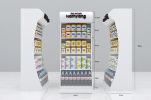 thiết kế quầy kệ trưng bày