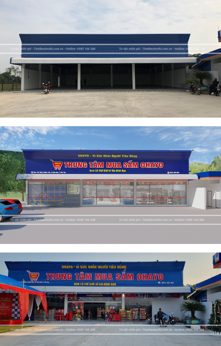 Dịch vụ thiết kế siêu thị