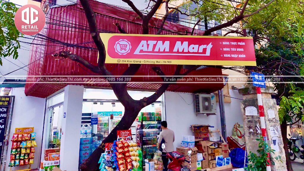 Thiết kế siêu thị ATM Mart